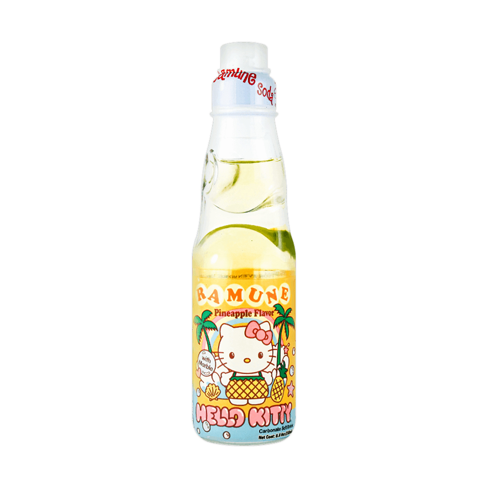 Hello Kitty Ramune Carbonated Soft Drink (Pineapple) - Ember Lights ...